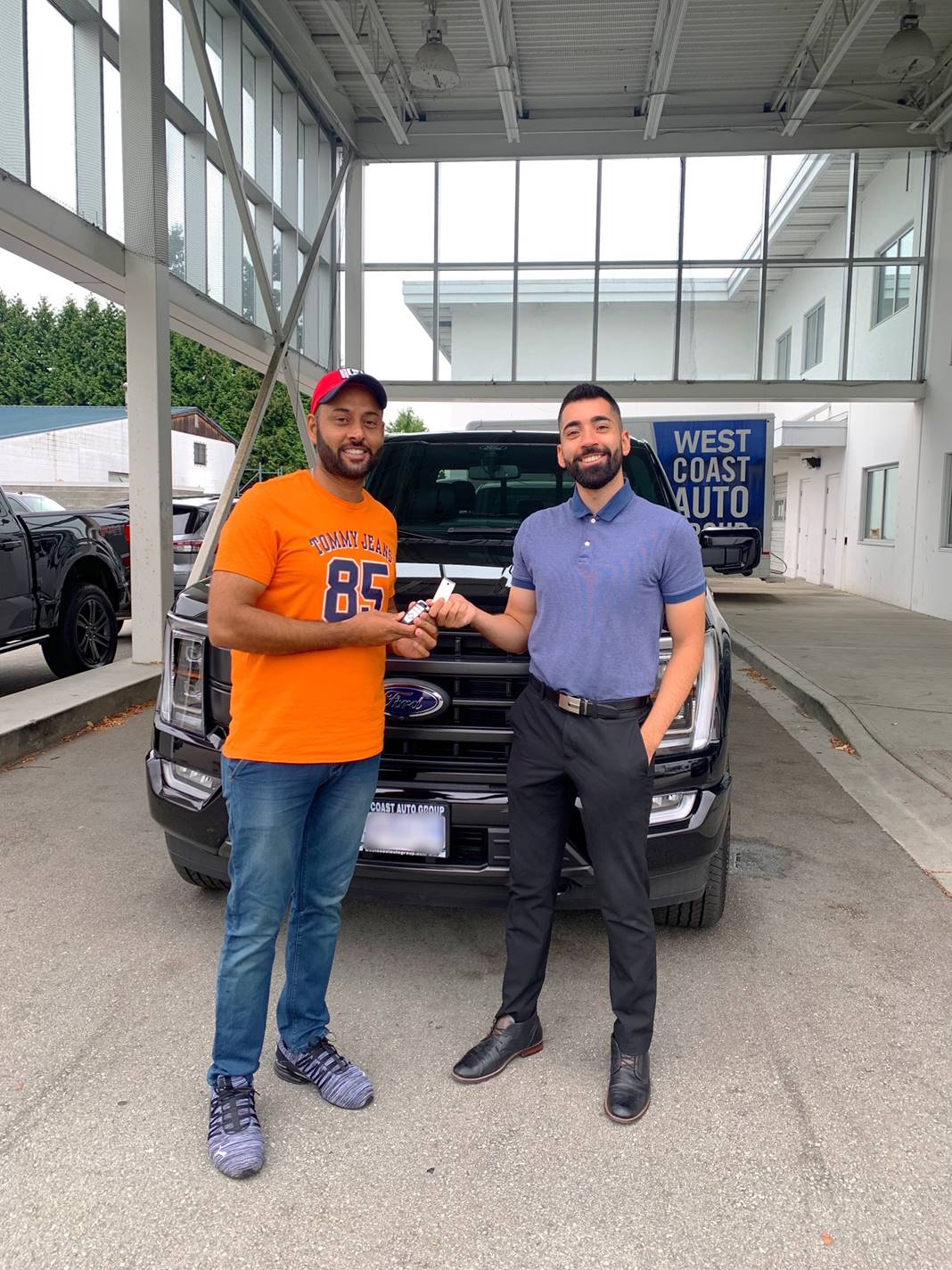 Harpreet Takes Delivery of His Beautiful Agate Black F150!